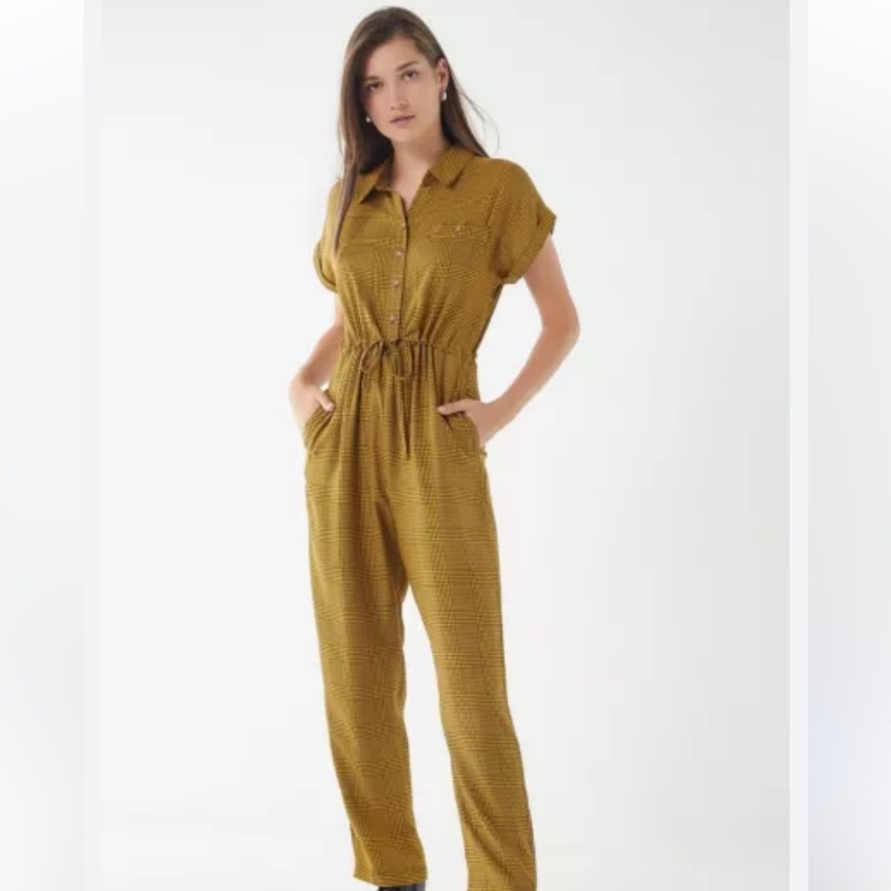 Urban Outfitters - Plaid Jumpsuit XS